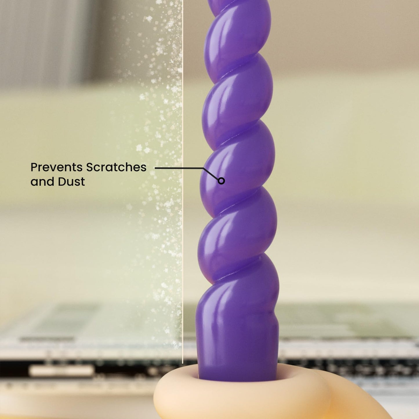 BOOWAN NICOLE Water-Based Glossy Candle Lacquer Varnish 1.69pt with Volumetric Cylinder - Scratch & Dust Resistant, Candle Lacquer Varnish Ideal for Paraffin and Other Wax (A0447)