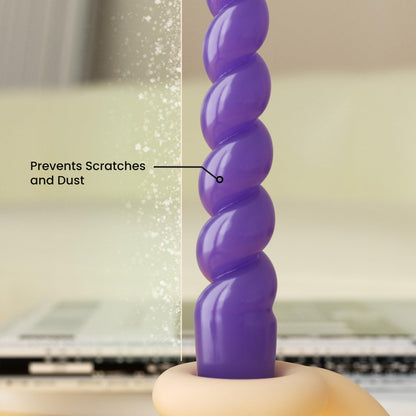BOOWAN NICOLE Water-Based Glossy Candle Lacquer Varnish 1.69pt with Volumetric Cylinder - Scratch & Dust Resistant, Candle Lacquer Varnish Ideal for Paraffin and Other Wax (A0447)