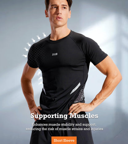 5PCS Workout Sets incluir Compression Shirt Pants Hoodie Jacket for Men outdoor sports running indoor fitness